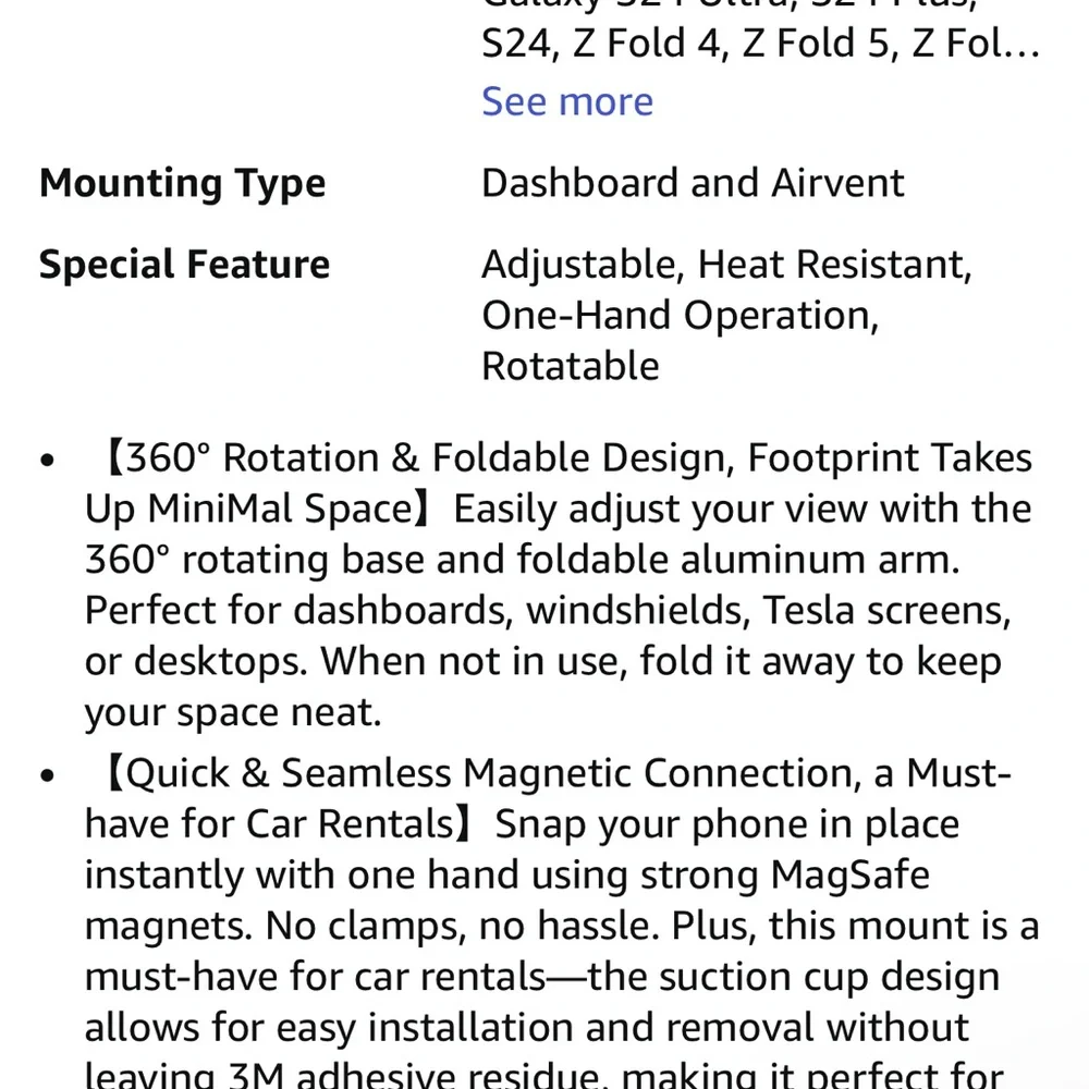 Magnetic Phone Holder for Car